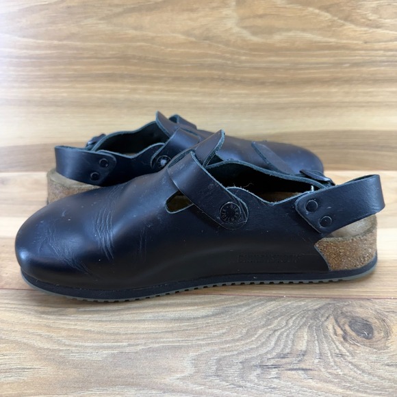 Birkenstock Boston Tokio Super Grip Clogs Womens 6 W EU 37 Black Leather - Picture 6 of 11